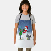 Tablier Faire un bonhomme de neige (Insitu)