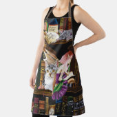 Tablier Fairy Cats Livres Bibliothèque Imaginaire (Insitu)