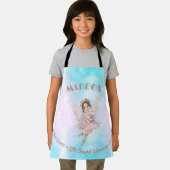 Tablier Fairy Cute Blue Rose Girls Personal (Insitu)