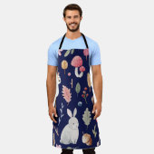 Tablier Fairy Forest Animals Aquarelle pour enfants (Porté)