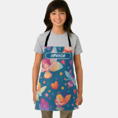 Tablier Fairy Rainbow coloré Motif personnalisé (Insitu)