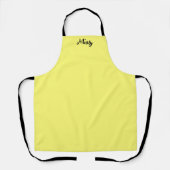 Tablier Fairytale yellow solid custom Christmas stylish (Recto)