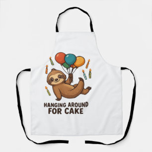 Tablier Faisant de la figuration pour gâteau anniversaire