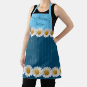 Tablier Faisceaux blancs Nom Floral Bleu (Insitu)