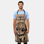 Tablier Faisons Cuisine ! Highland Cow (Porté)