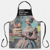 Tablier Faisons du gâteau Funny Sayings Apron (Recto)