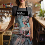 Tablier Faisons du gâteau Funny Sayings Apron<br><div class="desc">Entrez dans la cuisine comme un pourcentage avec ce tablier ludique et élégant ! Doté d'un portrait fantaisiste inspiré de Marie Antoinette, cet tablier allie charme vintage et modernité, parfait pour chaque reine de boulangerie. L’expression "Let Us Bake Cake!" est claire : vous êtes ici pour apporter les bonbons. Le...</div>