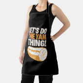 Tablier Faisons la chose Yam de Thanksgiving patate douce (Insitu)