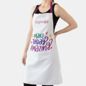 Tablier Faites aujourd'hui une soumission d'affirmation po (Insitu)