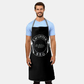 Tablier Faites confiance au Dr. [Nom] Remedy Rires & BBQ (Porté)