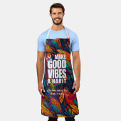 Tablier FAITES DE GOOD VIBES UN HABIT | Apron (Porté)