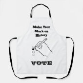 Tablier Faites votre marque sur l'histoire (Recto)