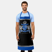 Tablier Faites votre propre armoiries Un emblème de lion d (Porté)