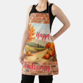 Tablier Fall Beautiful Modern Happy Thanksgiving (Insitu)