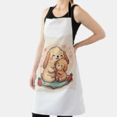 Tablier Famille de chiot mignonne Apron (Insitu)