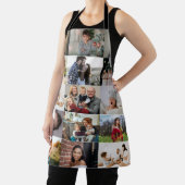 Tablier Famille de collage photo personnalisée moderne (Insitu)