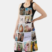 Tablier Famille de cool monogramme moderne 16 photo collag (Insitu)