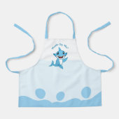 Tablier Famille de requins heureux (Recto)