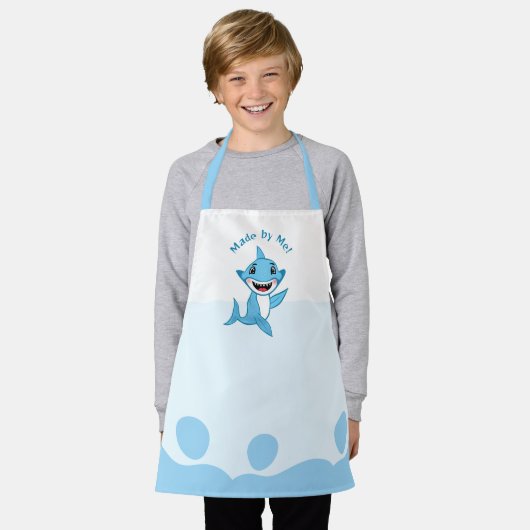 Tablier Famille de requins heureux (Porté)