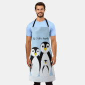 Tablier Famille Pingouin mignonne (Porté)