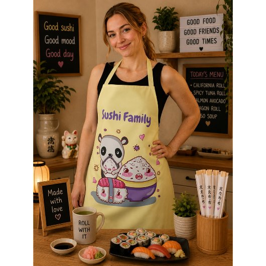 Tablier Famille Sushi