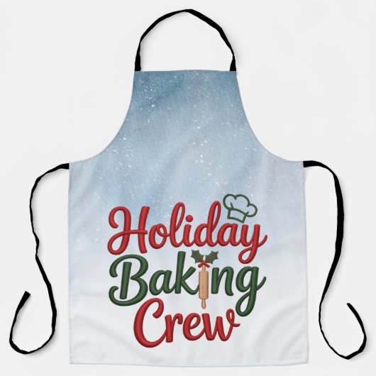 Tablier Family Christmas Baking Team Apron (Recto)