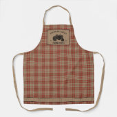 Tablier Family Farmhouse Rustic Tractor Red Plaid (Recto)