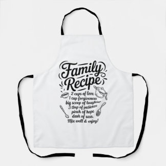 Tablier Family Recipe Kitchen Love, Togetherness & Home