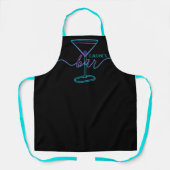 Tablier Fancy Script Fun Colonnes Fun Bar Aprons (Recto)