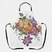 Tablier Fantaisie Florale  (Recto)