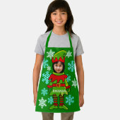 Tablier Fantastique Noël personnalisé. costume spécial elf (Insitu)