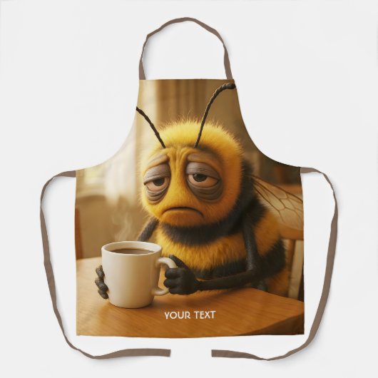 Tablier Fantasy Cute Very Tired Bee (Recto)