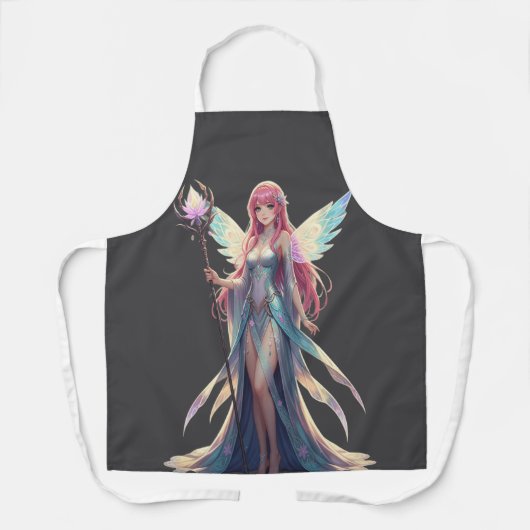 Tablier Fantasy Winged Apron – Cook with Magic (Recto)