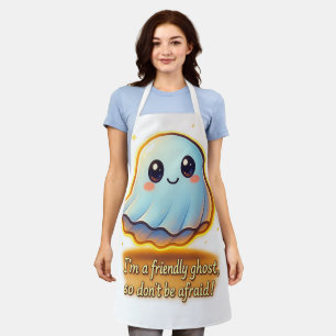 Tablier Fantôme Amical – Cadeau de Cuisine pour Ha
