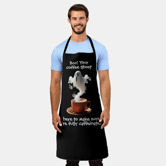 Tablier Fantôme de café (Porté)