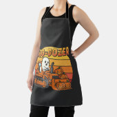 Tablier Fantôme drôle d'Halloween Boo Dozer (Insitu)