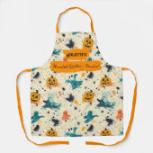 Tablier Fantômes de cuisine et design Citrouille (Recto)