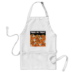 Tablier Fantômes d'Halloween Patch de citrouille hantée
