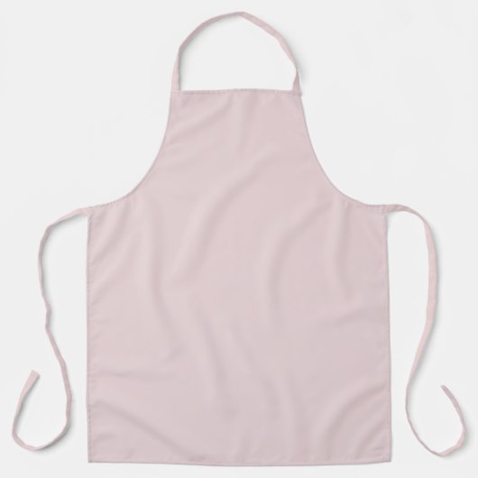Tablier Fard Rose Poudré Couleur Uni (Recto)