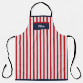 Tablier Fashionable Long Patterned Apron for Men and Women (Recto)