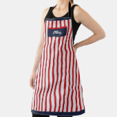 Tablier Fashionable Long Patterned Apron for Men and Women (Insitu)