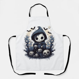 Tablier Faucheur Chibi encapuchonné Halloween - Fan Dark W