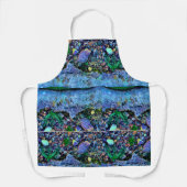 Tablier Faune en Parc de printemps, sérigraphié, Kitche (Recto)