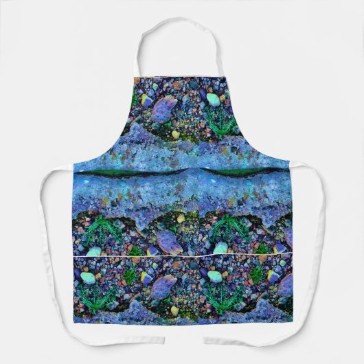 Tablier Faune en Parc de printemps, sérigraphié, Kitche (Recto)