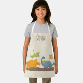 Tablier Faune sauvage de Cute Dinosaure (Insitu)