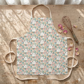 Tablier Fausse Maison de Chat au Patchwork Pastel