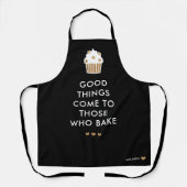 Tablier Faux Gold Cupcake Good Things Baking Ajouter un no (Recto)