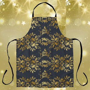 Tablier Faux or saint Joyeux Noël