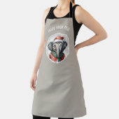 Tablier Favoris de Noël animal amusant - Elephant 2 (Insitu)