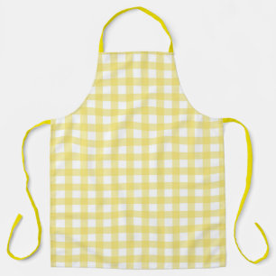 Tablier Faye et Lauren En vichy jaune